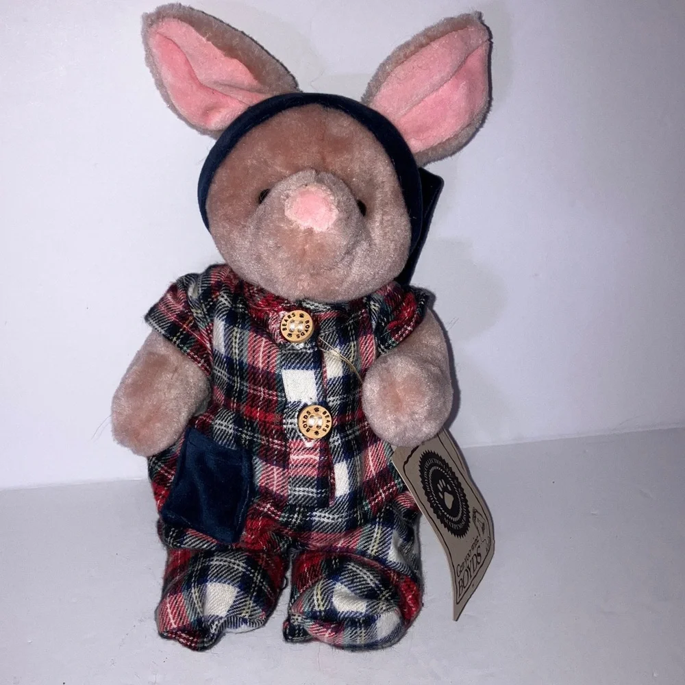 Plaid Pajama Piglet Stuffed Animal Made for Disney by‎ Boyd’s